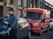 The new Ford Transit offers a wide range of technologies to help drivers park with less stress